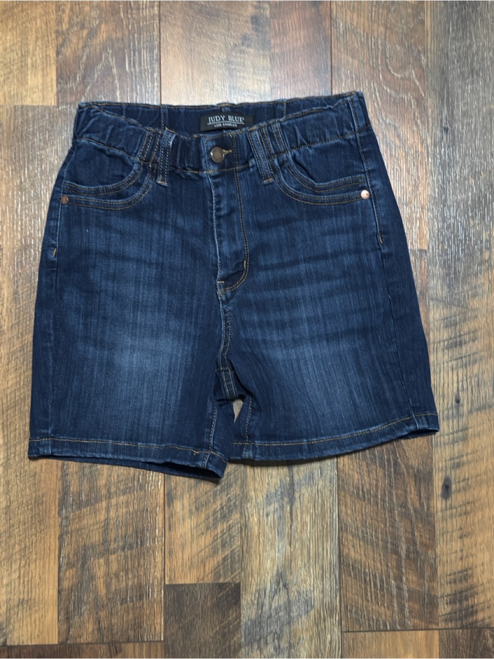 Judy Blue High Rise Denim Shorts Dark Wash JB150275 DK size small S
